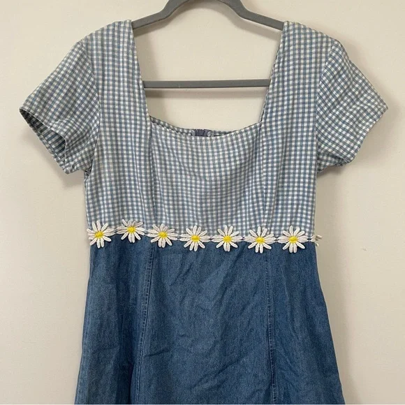 90s gingham dress Vintage 90s mini dress  The Wild Rose Vintage